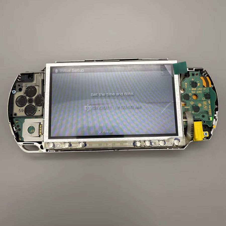 ZCGM Hochhelles IPS-LCD-Bildschirm-Kit für PSP 1000 Retro-Upgrade ohne Zierleisten - Bild 1
