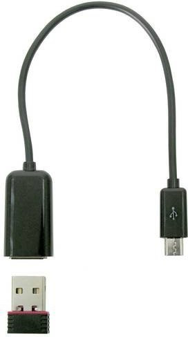 Televes 216802 Adapter USB-A auf Micro-USB in Schwarz - Bild 1