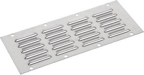 Hager MES-LS03 Lüftungsschlitzflansch aus Metall in Grau, Breite: 29,8 cm, Tiefe: 10,0 cm, IP20 - Bild 1