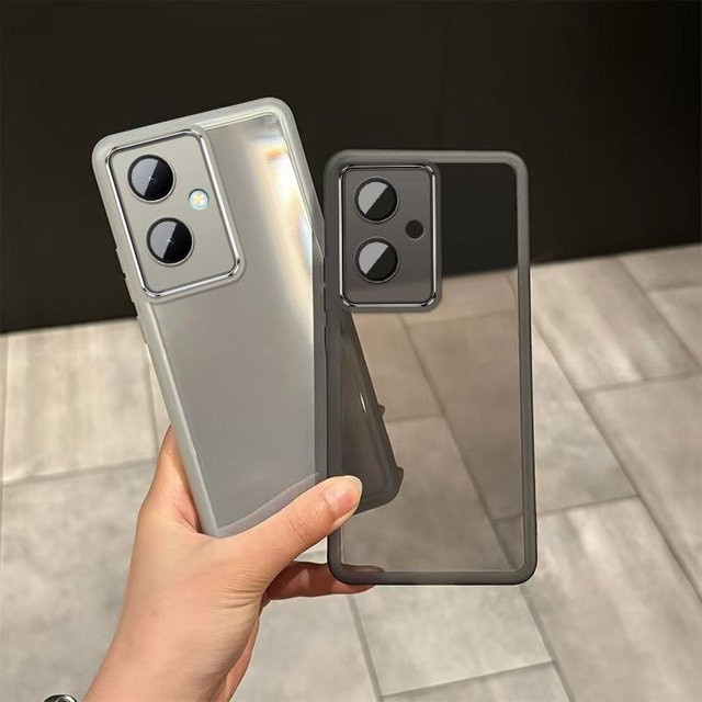 Stoßfeste Silikon Schutzhülle für OPPO Reno 11F in Transparent - Bild 1