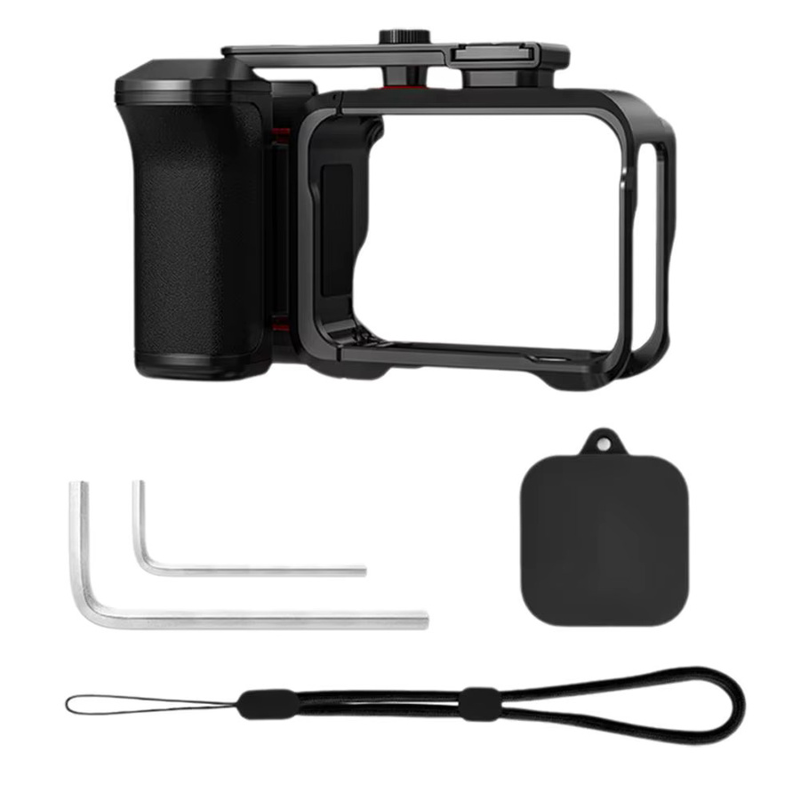 Insta360 Straße Foto Grip Kit für Insta360 Ace Pro 2 und Ace Pro Kamera in Schwarz mit Auslöser für Vlogging und Fotografie - Bild 5