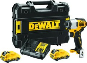 DeWalt Akku-Schlagschrauber DCF801D2 12V mit 1/4 Zoll Aufnahme in Gelb-Schwarz - Bild 2