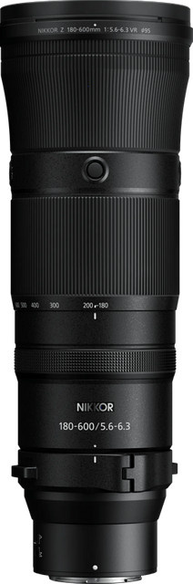Nikon Nikkor Z 180-600mm f/5.6-6.3 VR Zoomobjektiv für Vollformat in Schwarz - Bild 1