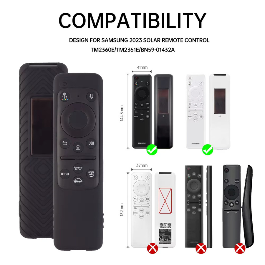 Samsung Silikon-Schutzhülle für Fernbedienung BN59-01432 1436 TM2360 in Rot - Bild 4