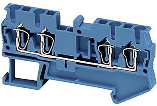Schneider Electric NSYTRR24BL Klemmenleiste, Blau, 50 Stück - Bild 1