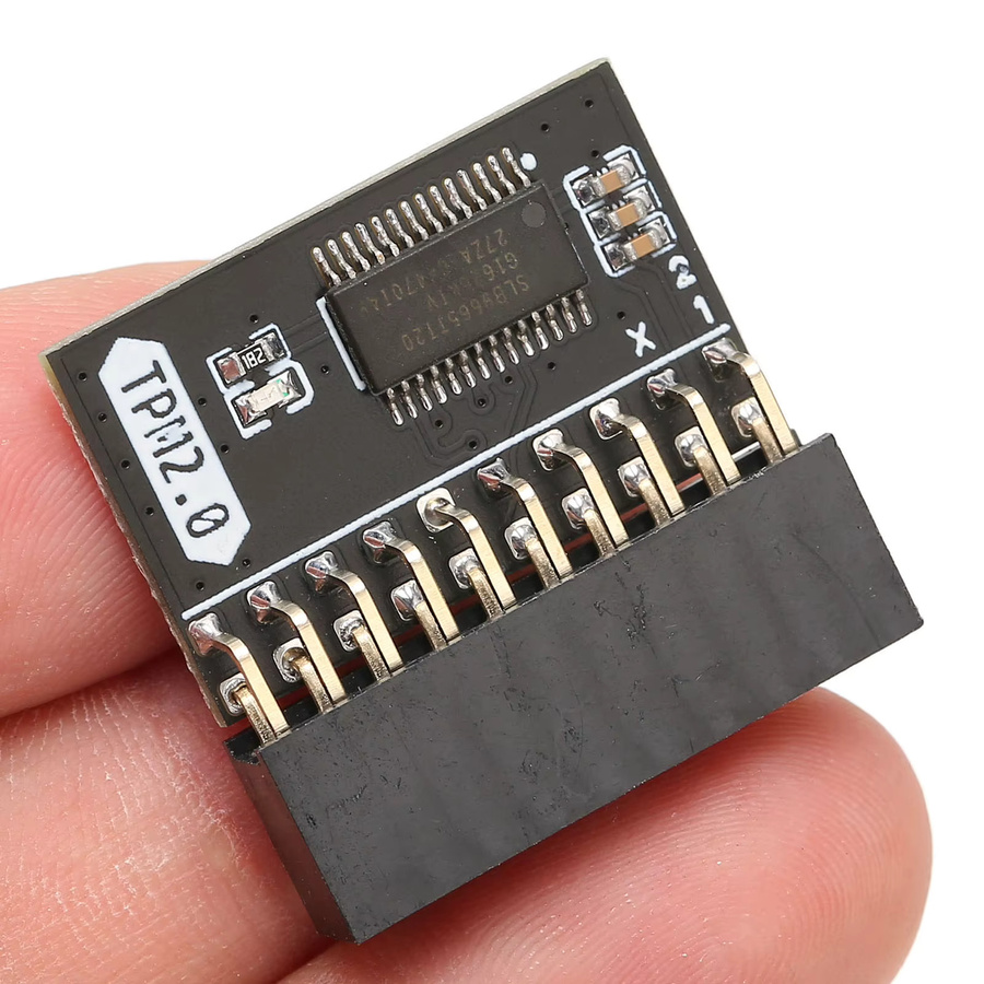 VBESTLIFE TPM 2.0 Sicherheitsmodul 20-Pin Crypto Prozessor für PC in Schwarz - Bild 4