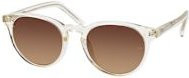 MESSYWEEKEND OMI MW 018 Sonnenbrille, Rund, Vollrand, Kunststoff, Unisex, transparent, brown - Bild 1