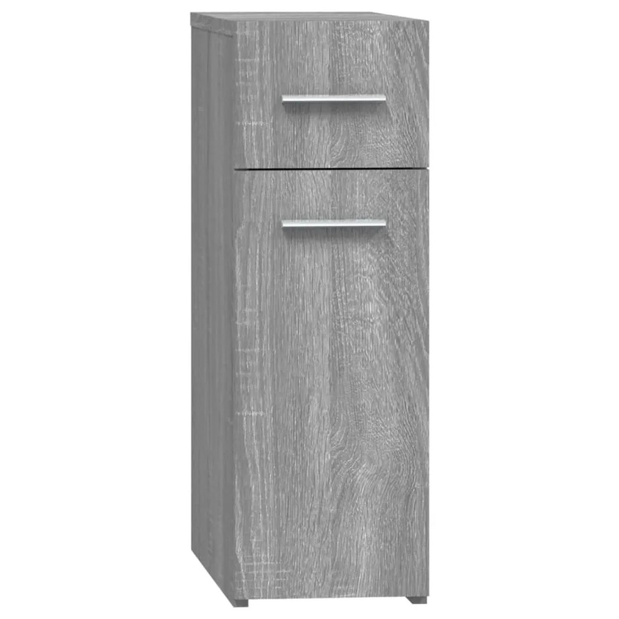 vidaXL Apothekerschrank Grau Sonoma aus Holzwerkstoff B/T/H: 20 x 45,5 x 60 cm - Bild 2