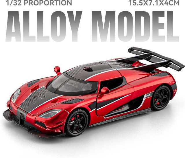 Linyi toy car Miniatur Spielzeugautos, 1:32, Metall, ab 14 Jahre - Bild 1