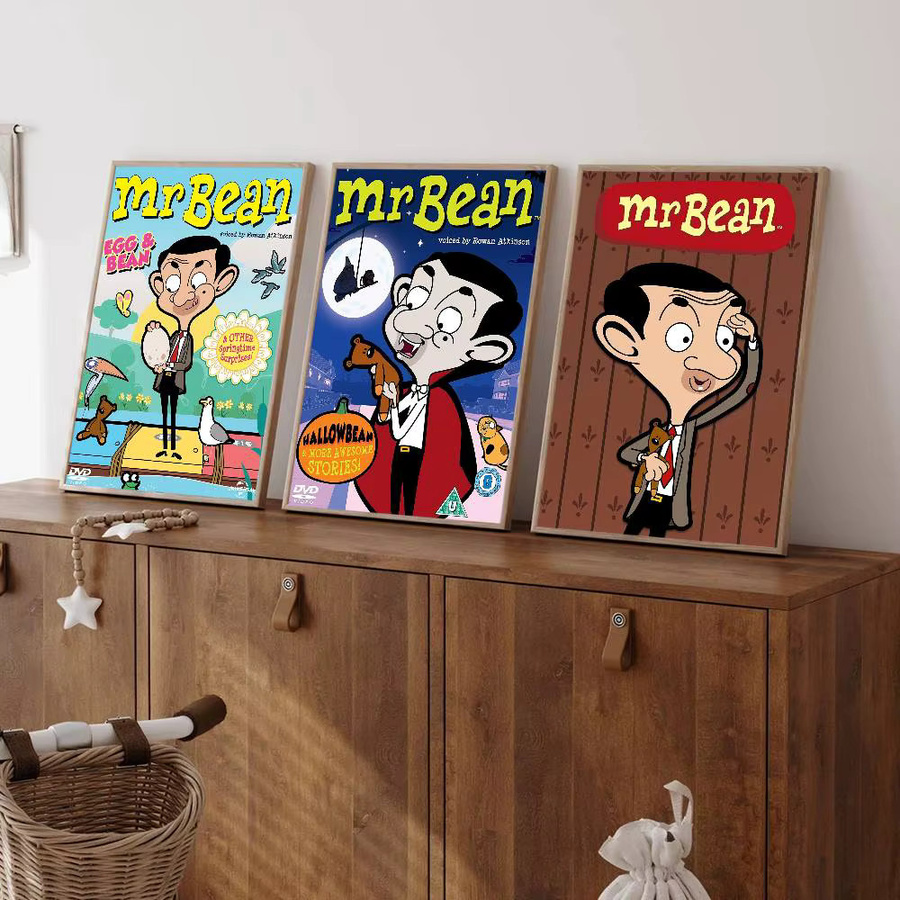 Mr. Bean Movie Cartoon-Animation wasserfeste Poster und Papieraufkleber für Kaffeehaus und Bar - Bild 3