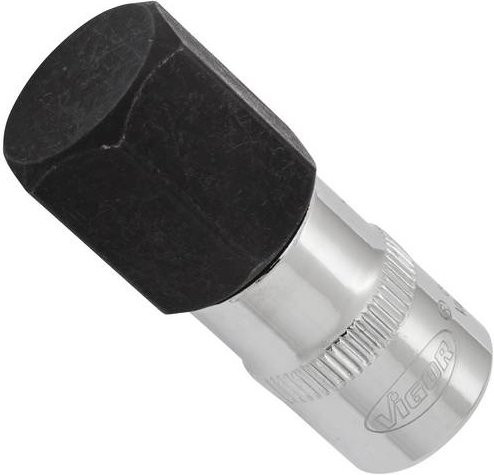 Vigour Innensechskant-Schraubendreher Einsatz Sw 19, 48 mm, Schwarz, V6140 - Bild 1