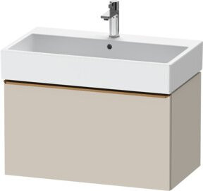 Duravit Waschtischunterschrank D-Neo wandhängend in Beige, Breite: 78,4 cm, Tiefe: 44,2 cm, Höhe: 44,0 cm - Bild 1