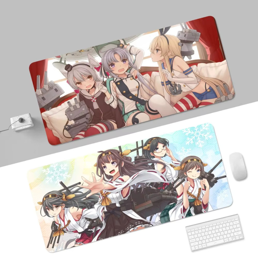 Kantai Collection Custom Skin Mauspad mit Anime Cartoon Design in Mehrfarbig für Gaming und Schreibtisch als Zubehör - Bild 2