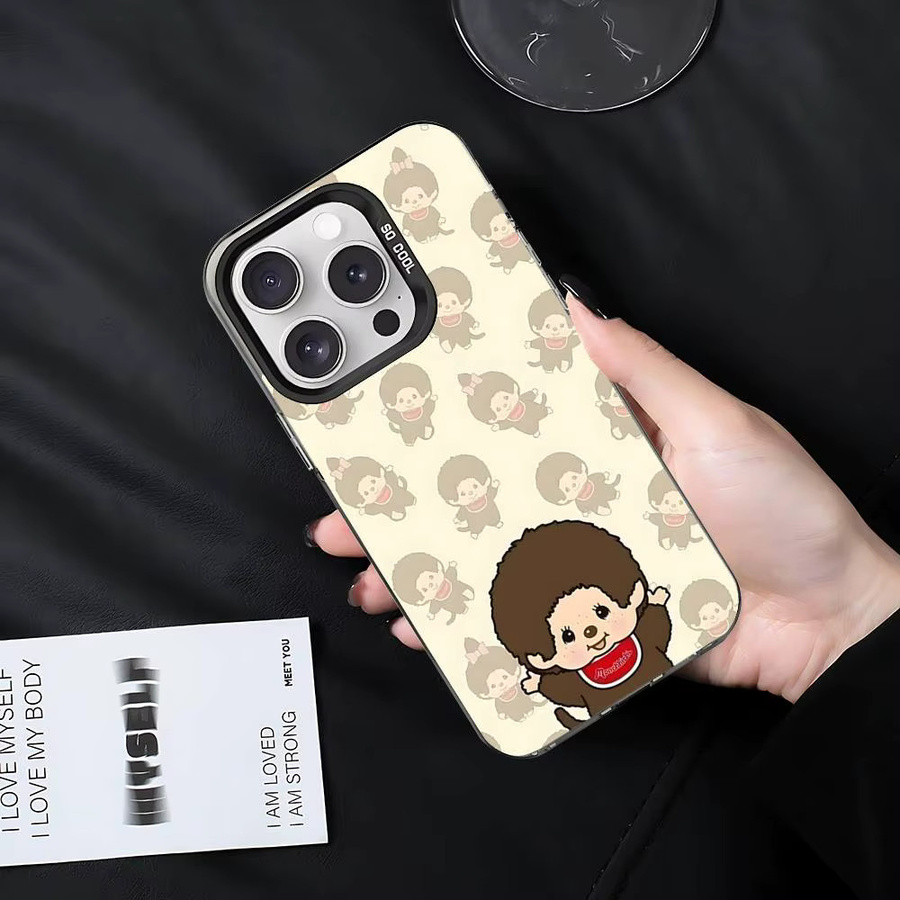 Mesuca Handyhülle M-monchhichiS für iPhone 11 bis iPhone 17 Pro Max in Multicolour - Bild 6