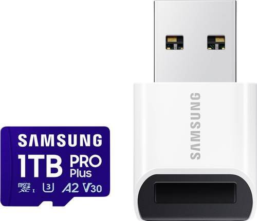 Samsung PRO Plus microSDXC UHS-I Speicherkarte 1 TB Blau - Bild 1