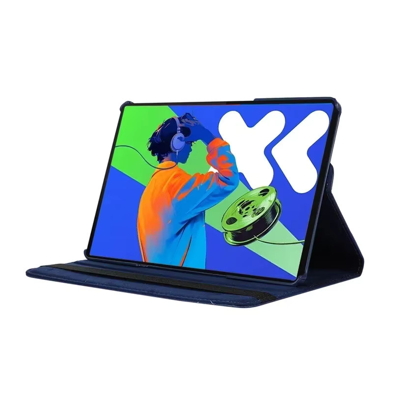 Lenovo Xiaoxin Pad Pro 12.7 2025 Schutzhülle mit 360 Grad rotierbarem Ständer für TB373FU/TB375FC in Pink oder Blau - Bild 3