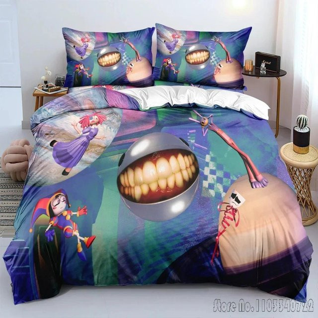 Bettwäsche-Set Prinzessin Peach von Lodestar mit Bettdeckenbezug und Kissenbezug, Mehrfarbig, King Size, B: 245 cm, H: 210 cm - Bild 1
