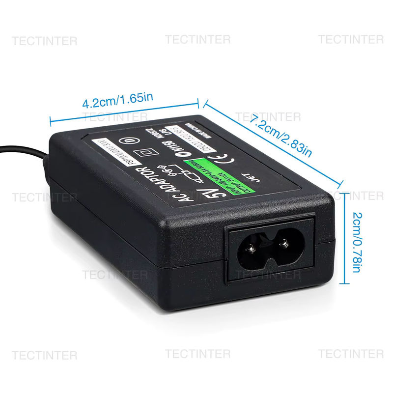 TECTINTER 5V AC-Netzteil für PlayStation PSP 1000, 2000 und 3000 Serie in Schwarz mit EU-Stecker - Bild 6