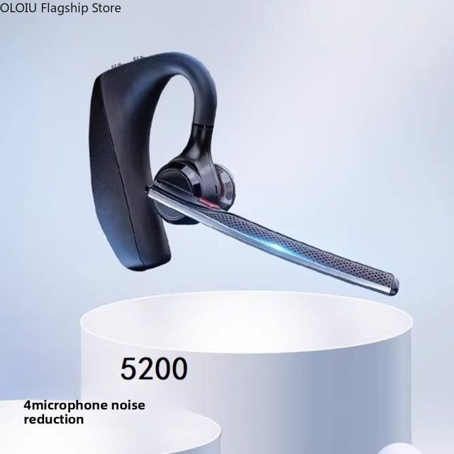 OLOIU Bluetooth-Headset mit Geräuschunterdrückung für Plantronics 5200 in Schwarz - Bild 1