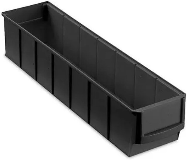 PROREGAL Leitfähige Industriebox 400 S ESD Sortimentskasten, Schwarz, H x B x T: 81 x 91 x 40 cm - Bild 1