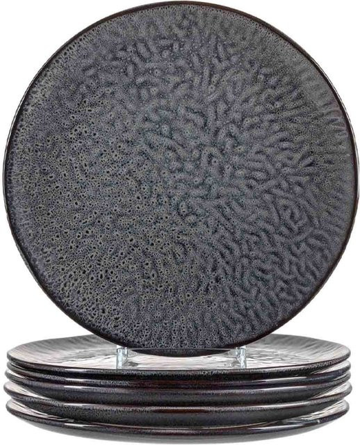Leonardo Matera Speiseteller 6er Set Anthrazit Durchmesser: 27 cm - Bild 1
