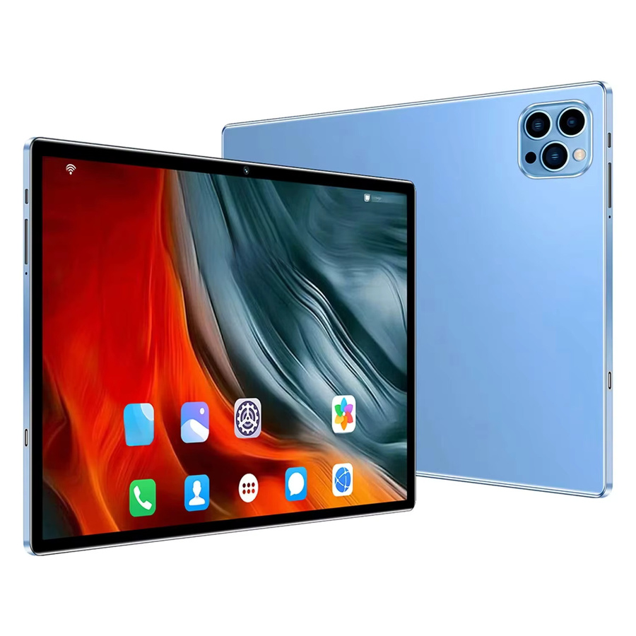BDF Android Tablet PC 10,1 Zoll mit 4GB RAM und 64GB Speicher, Octa Core, Dual Kamera, Dual SIM 3G, Farbe: Blau - Bild 1