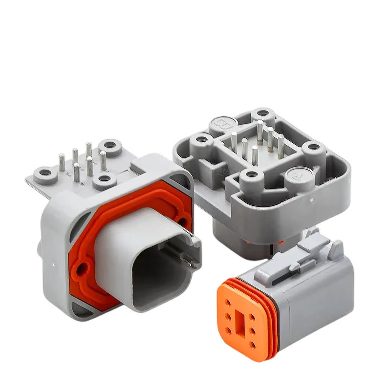 DT15 Automotive Wasserdichter Stecker mit Nadelterminal und Mantel in Grau - Bild 2