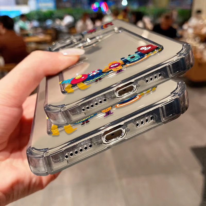 TUNEDEE Transparente Handyhülle mit Kartenhalter für iPhone 11 bis iPhone 16 Pro Max - Bild 2