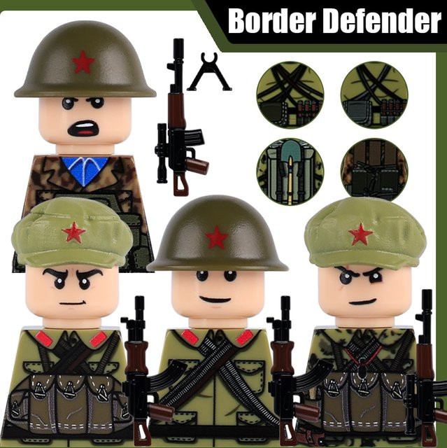 BRICKPANDA Vietnam Krieg Militär Grenze Defender, Soldat Figuren Bausteine, Zubehör - Bild 1