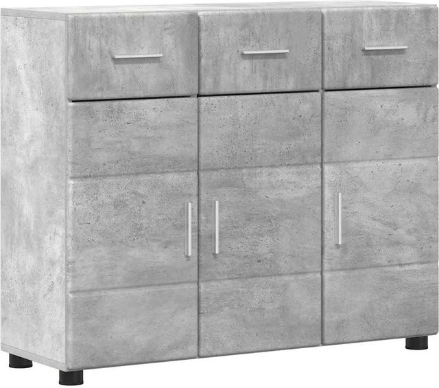 vidaXL Sideboard FLORIN in Betongrau, modernes Design aus Holzwerkstoff, B/T/H: 88,5 x 30,5 x 73 cm - Bild 1