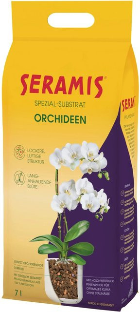 Seramis Spezial-Substrat für Orchideen, grobes Tongranulat und Pinienrinde - Bild 1