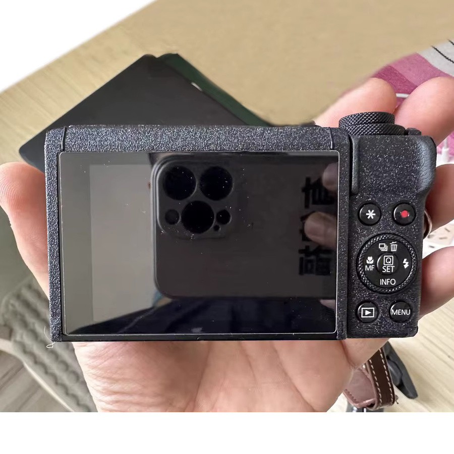 Kratzfester Kameragehäuse-Schutzfilm-Kit für Canon G7X MarkIII G7XII G7X2 G7XIII G7X3 in Schwarz - Bild 4