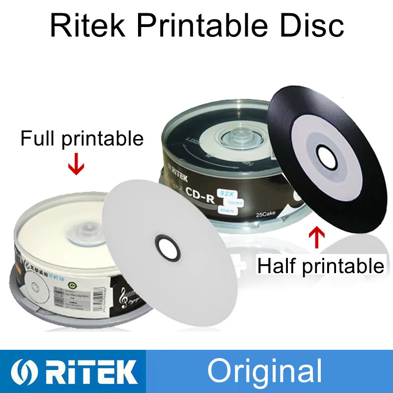 Ritek CD-R Blank Disc beschreibbare Compact Disc 700 MB 80 min Schwarz - Bild 2