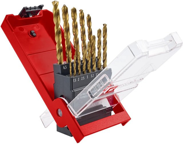 Einhell HSS-G Titan-Metallbohrer-Set aus Edelstahl, 19-teilig, Ø 1 mm - 10 mm, goldfarben - Bild 1