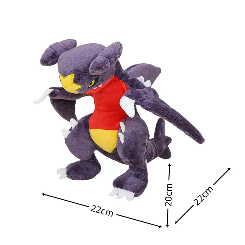 DUODUOBAO Pokémon Glurak-Plüschtier, Lila, Stehender Garchomp - Bild 2