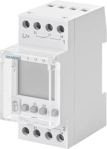 Siemens 7LF4522-2 Elektronische Hutschienen-Zeitschaltuhr in Weiß - Bild 1