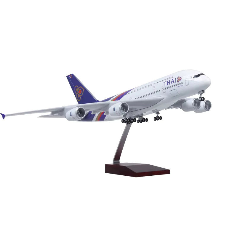 ZOCO Thai A380 Flugzeugmodellbausatz, 1:160 Maßstab, mit Fahrwerk und Rädern - Bild 4