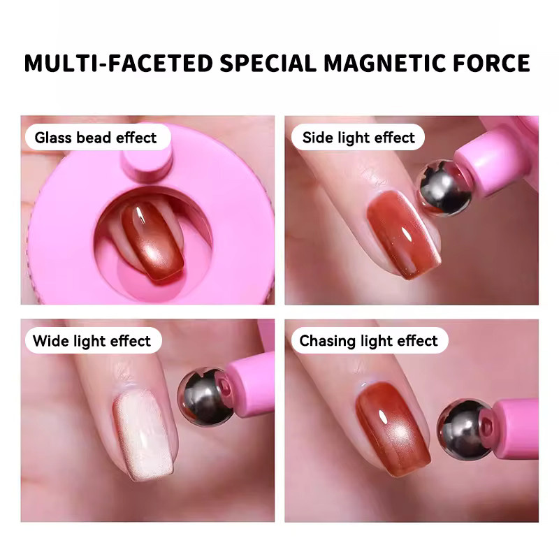 UR Sugar Magnetische Nagelplatte, Pink, Schimmernd - Bild 4
