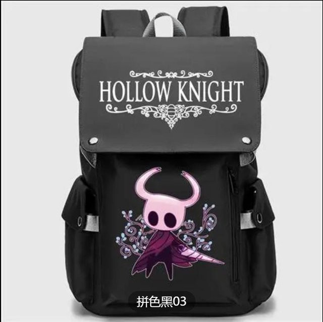 3-teiliges Schulrucksack-Set in Schwarz aus Oxford-Stoff mit großem Fassungsvermögen inklusive Federmäppchen und Schultergurt - Bild 1