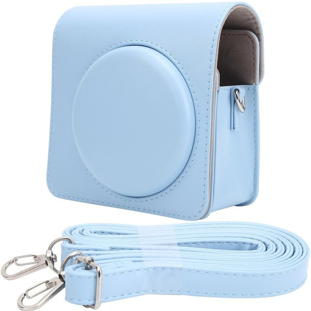 Fujifilm Schulterkameratasche aus PU-Leder für Instax SQUARE SQ1 in Blau - Bild 1