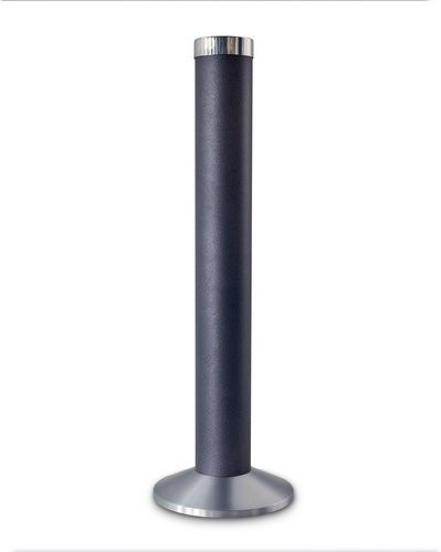SZAGATO Aschenbecher aus Aluminium mit herausnehmbarem Inneneimer, Farben: Silber, Grau, Schwarz, B/H/T: 40 x 81 x 40 cm - Bild 1