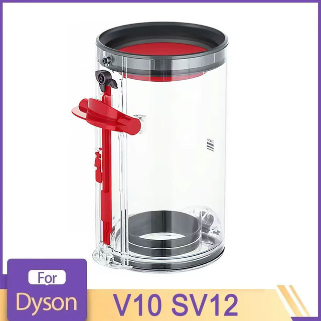 Dyson Ersatz Staubbehälter für V10 SV12 Staubsauger, transparent, Teilenummer 969509-01 - Bild 1
