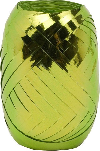 GOLDINA Ringelband aus Polyester in Limone, Breite: 5 mm, Länge: 20 m - Bild 1