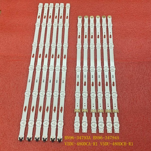 LED Hintergrundbeleuchtung für Samsung UE48JU6400K UE48JU6500K UN48JU6100 UE48JU7000 UE48JU7090 UE48JU7080 UN48JU6020 UE48JU6470 UE48JU6415 in Weiß - Bild 1