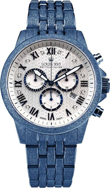 Louis XVI Chronograph, Quarz, Edelstahl, 43 mm, Herren - Bild 1