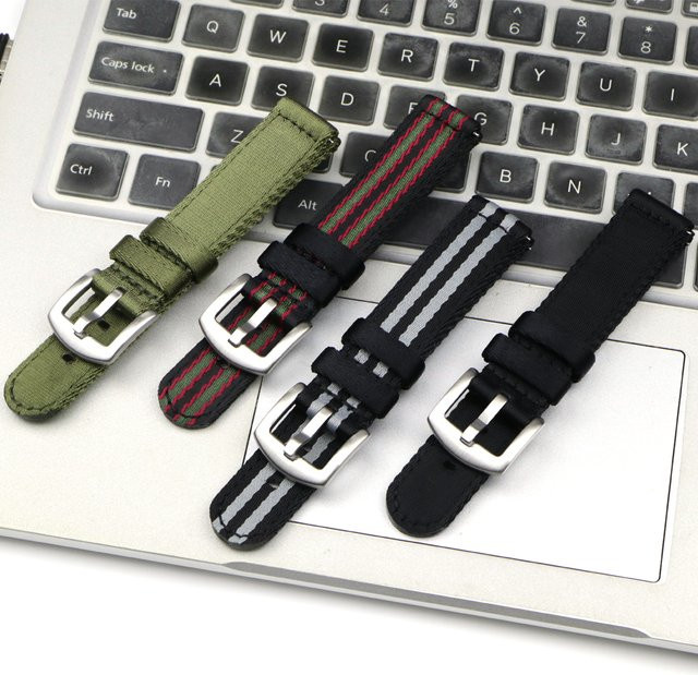 Uhrenarmband Textil/NATO, Schwarz, Herren - Bild 1