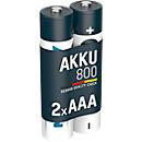 Ansmann MaxE NiMH Akku Micro AAA 1.2V 800 mAh 2er Pack - Bild 4