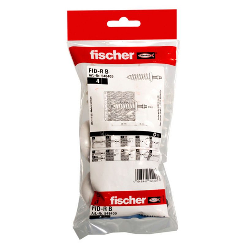 Fischer Dämmstoffdübel aus Kunststoff in Grau, Länge: 95 mm - Bild 2