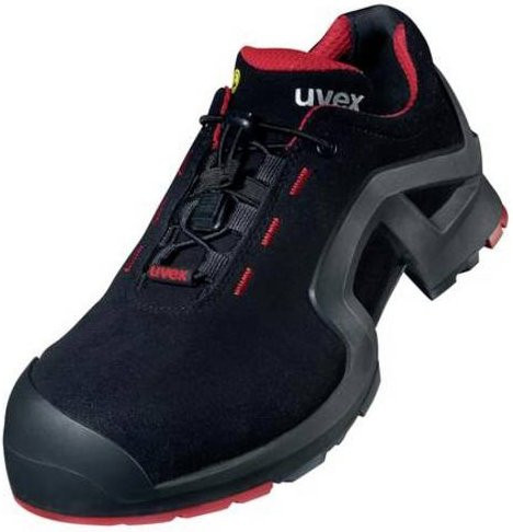 Uvex Sicherheitshalbschuh 1 x-tended support S3 in Schwarz/Rot, Schuhgröße 41 - Bild 2