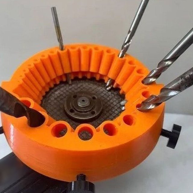 Vibratite Mehrzweck Bohrer zum Schleifen, Spitzen und Polieren in Orange, 3-13mm - Bild 1